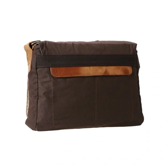 Bed Stu Declan Waxed Canvas Messenger Bag - Picture 2 of 13